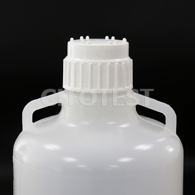 Carboy with Handle, PP Material, PP Screw Closure with TPE Liner